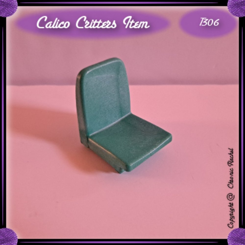 One Green School Bus Seat